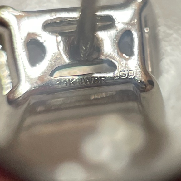 IGI Certified Emerald Cut Laboratory Grown Diamond Earrings 14K WG 1CTW NWT - Picture 6 of 9